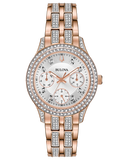 BULOVA CRYSTAL Rose Gold-Tone