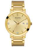 BULOVA Futuro In gold-tone stainless steel with three diamonds