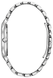 BULOVA Swarovski® Crystals. Silver tone stainless steel