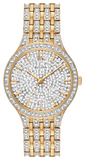 BULOVA PHANTOM Swarovski® Crystals. Gold and silver tone stainless steel