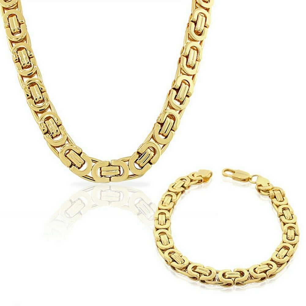 Stainless Steel Gold Plated Necklace