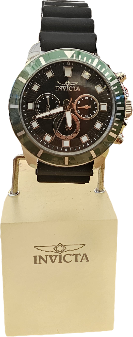 Invicta Pro Diver Men’s Watch with Green Chronograph and Black Dial (Copy) (Copy)