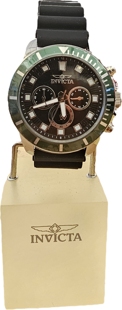 Invicta Pro Diver Men’s Watch with Green Chronograph and Black Dial (Copy) (Copy)