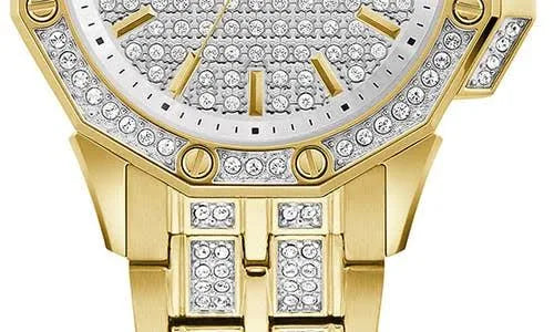 BULOVA CRYSTAL GOLD-TONE 98C126 Watch
