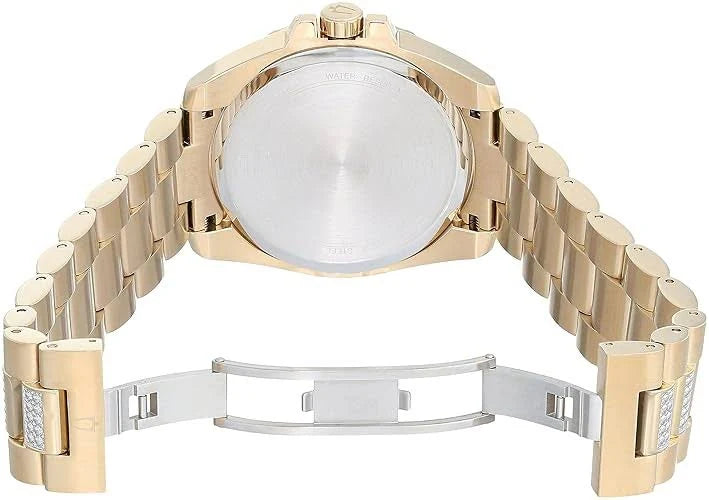 Bulova Men's Gold Crystal Watch 98C128