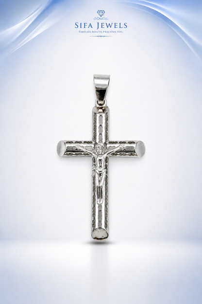 925 Sterling Silver Crucifix Cross Pendant