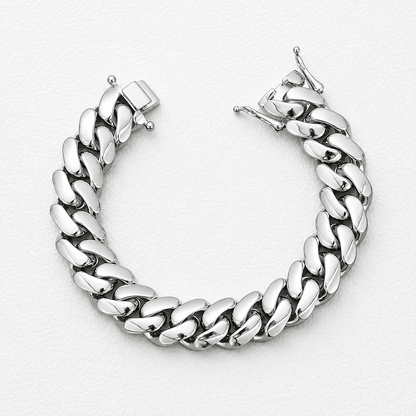 Stainless Steel Miami Cuban Chain Bracelet