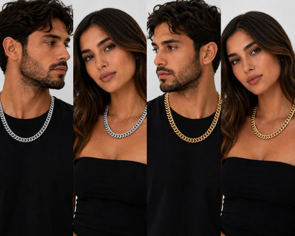 Stainless Steel Miami Cuban Chain Necklace