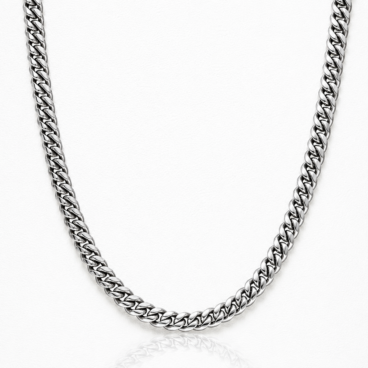 Stainless Steel Miami Cuban Chain Necklace