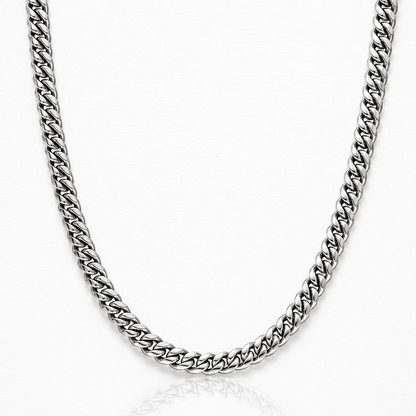 Stainless Steel Miami Cuban Chain Necklace