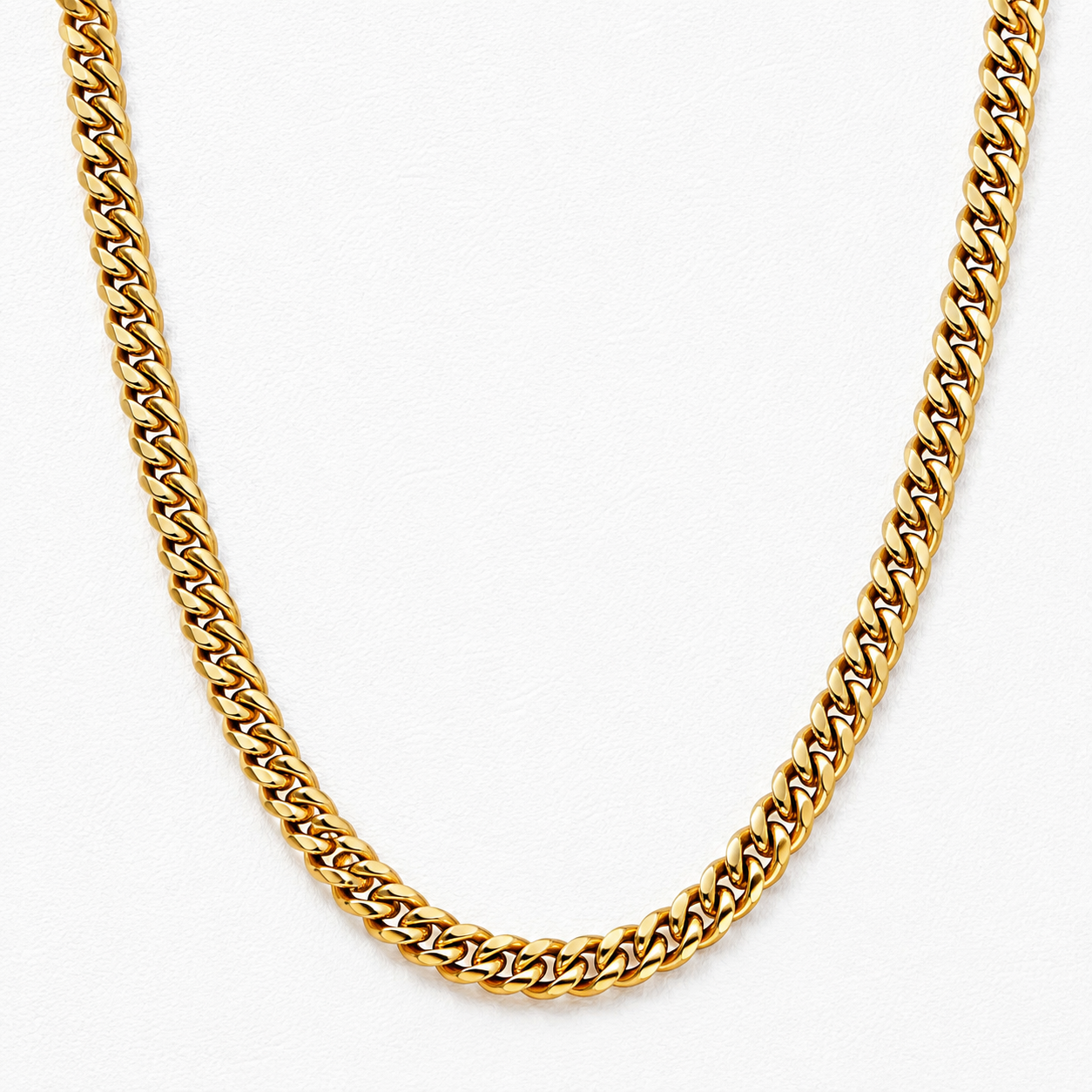 Stainless Steel Miami Cuban Chain Necklace