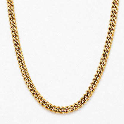 Stainless Steel Miami Cuban Chain Necklace