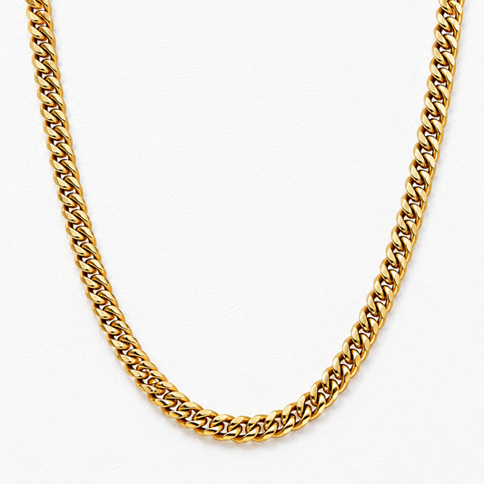 Stainless Steel Miami Cuban Chain Necklace