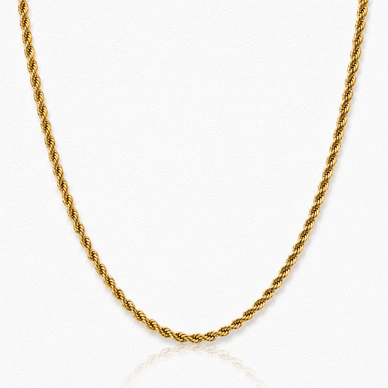 Stainless Steel Rope Chain Necklace