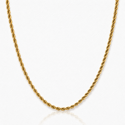 Stainless Steel Rope Chain Necklace