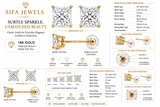 14K Gold Princess-Cut Stud Earrings