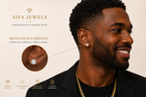 14K Yellow Gold Round Cubic Zirconia Stud Earrings