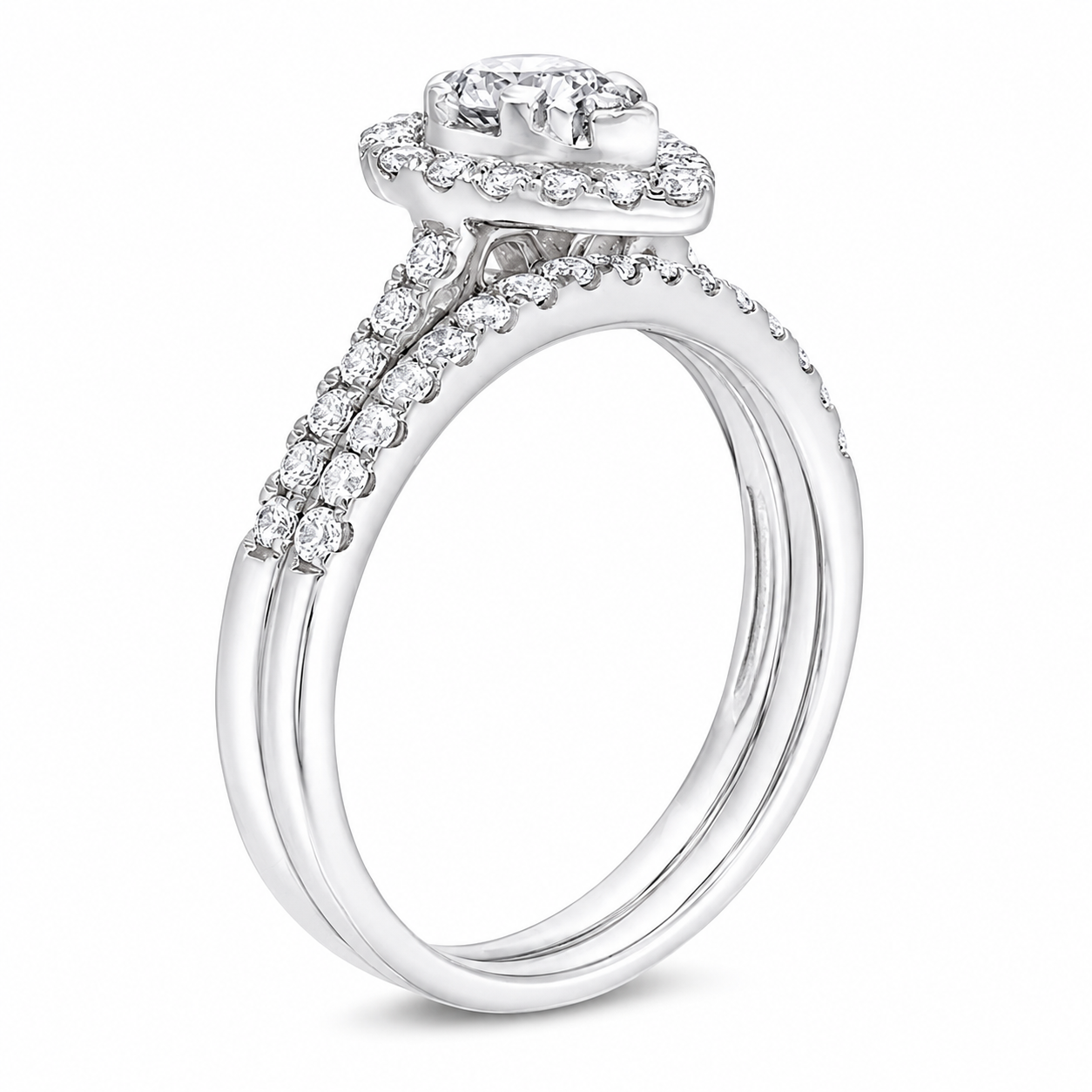 Diamond Bridal Ring Set