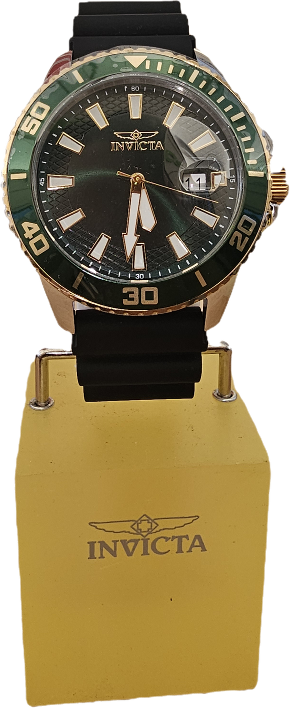 Invicta Pro Diver Golden with Black Dial