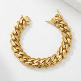 Stainless Steel Miami Cuban Chain Bracelet
