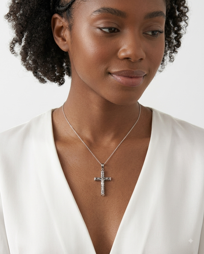 925 Sterling Silver Crucifix Cross Pendant