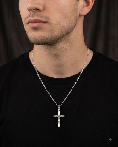 925 Sterling Silver Crucifix Cross Pendant