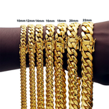 Stainless Steel Miami Cuban Chain Necklace