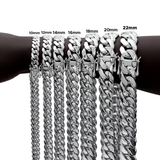 Stainless Steel Miami Cuban Chain Necklace