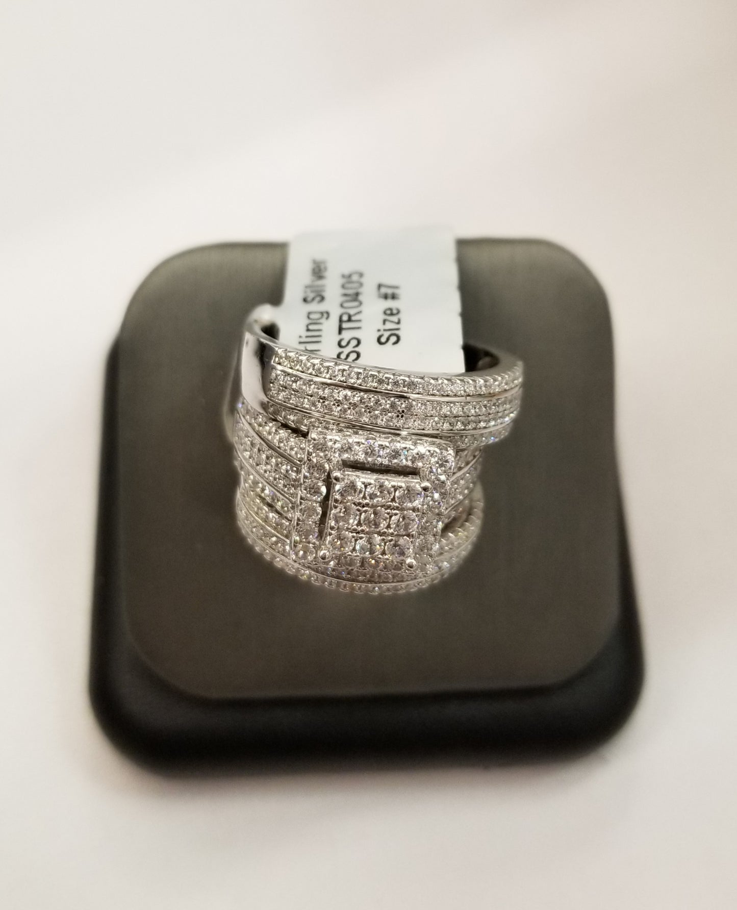 Sterling Silver Ring Trio Set