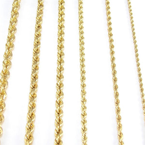 10k Rope Hollow Gold necklace