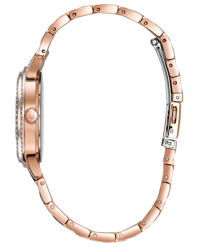 BULOVA CRYSTAL Rose Gold Tone sifajewels