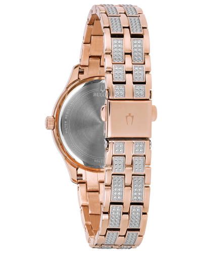 BULOVA CRYSTAL Rose Gold-Tone