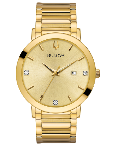 BULOVA Futuro In gold-tone stainless steel with three diamonds