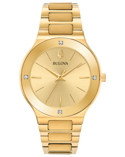 BULOVA Futuro Gold tone stainless steel