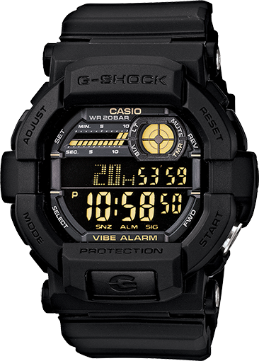 GD-350-1BCR   Casio Gshock Vibration Alaram Black