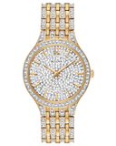 BULOVA PHANTOMSwarovski® Crystals. Gold and silver tone stainless steel