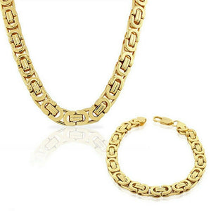 Stainless Steel Gold Toned Fashion necklace